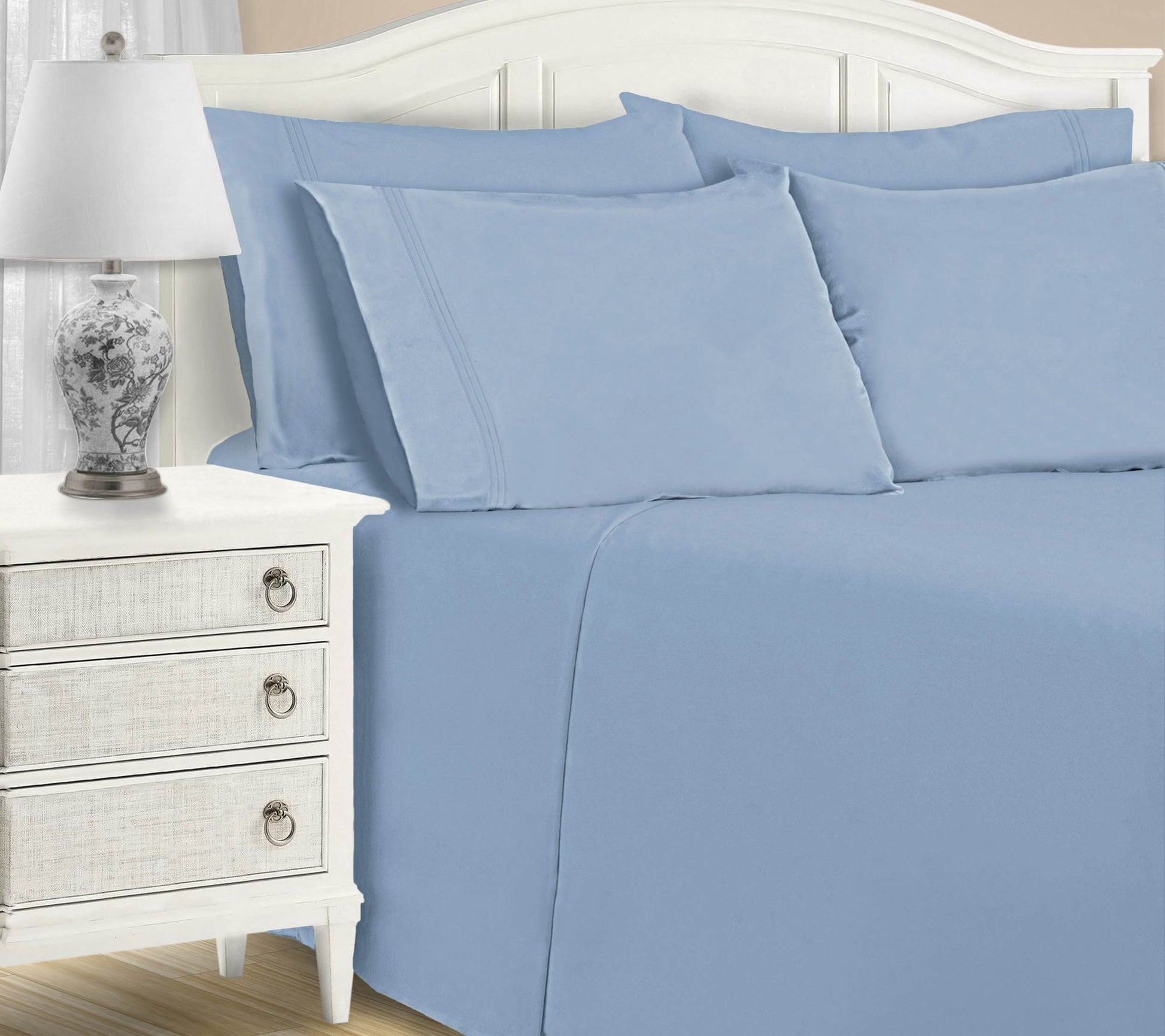 Superior 1200TC Cotton Blend Deep Pocket 6-PC Sheet Set, Full