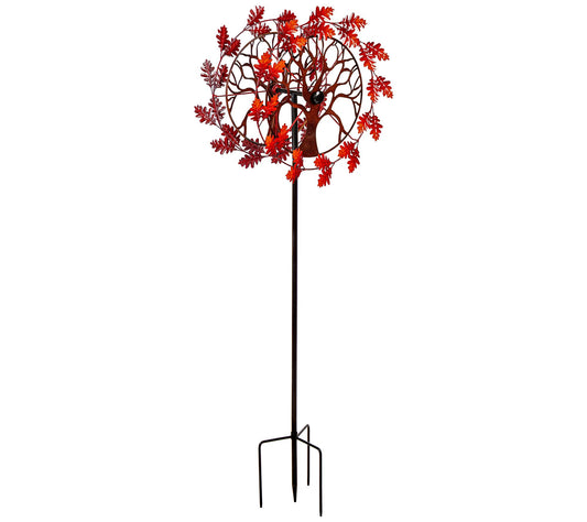 Evergreen 75" Maple Tree Wind Spinner