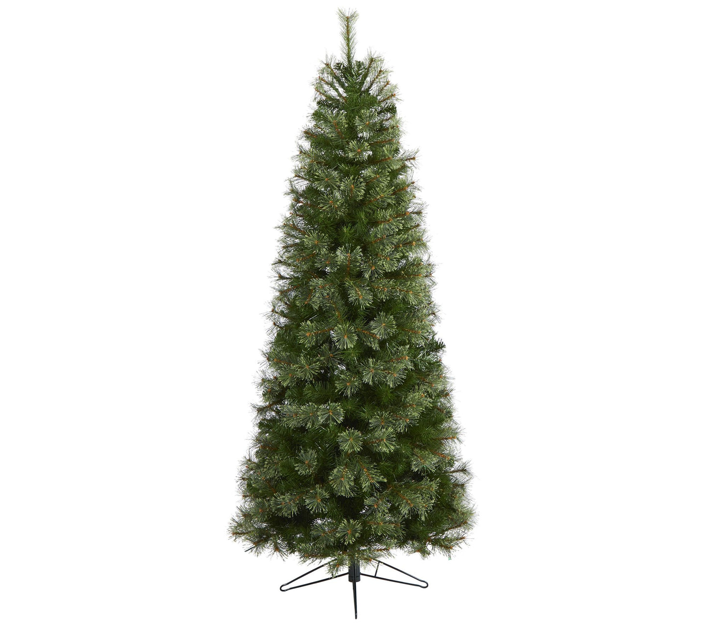 Nearly Natural 6.5' Cashmere Slim Christmas Tree with