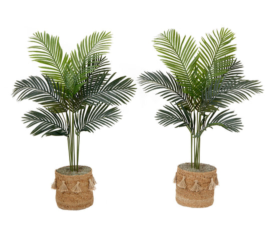 Nearly Natural S/(2) 4' Artificial Paradise Palm Tree DIY KIT