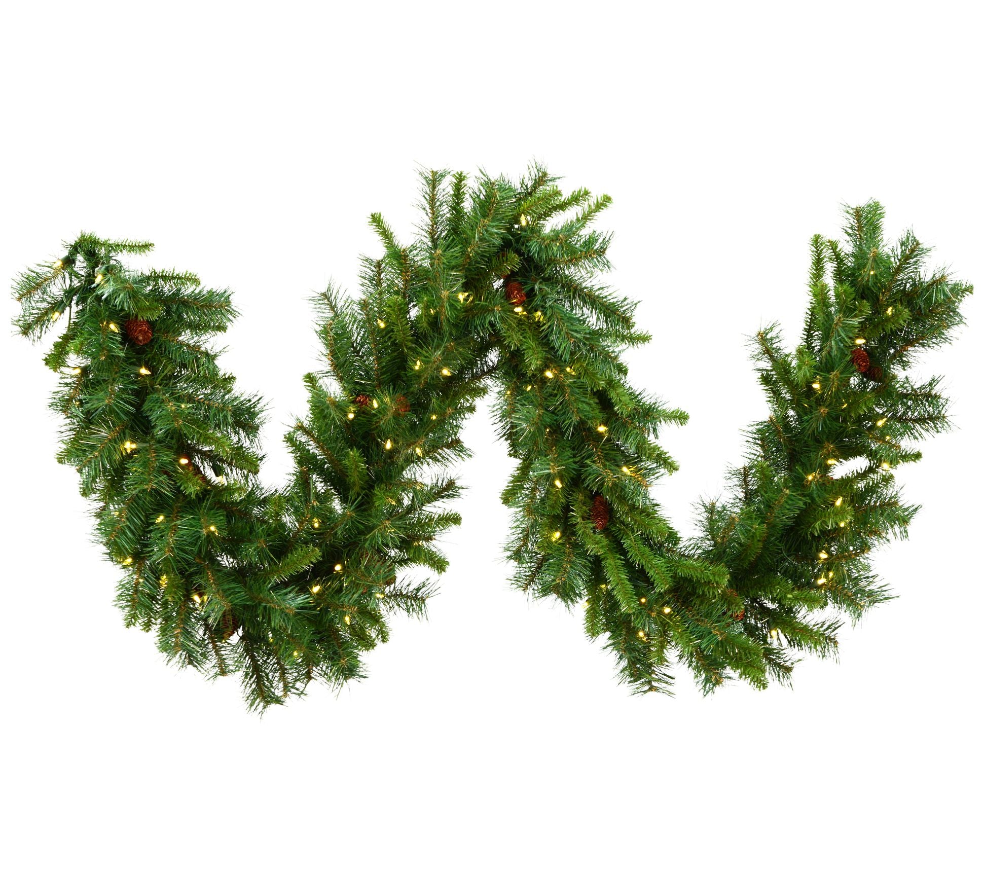 Vickerman 9' x 16" Cheyenne Garland LED 100WW