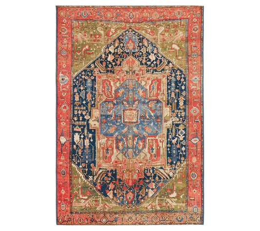 Liora Manne 9' x 12' Marina Heriz In/Outdoor Rug Red