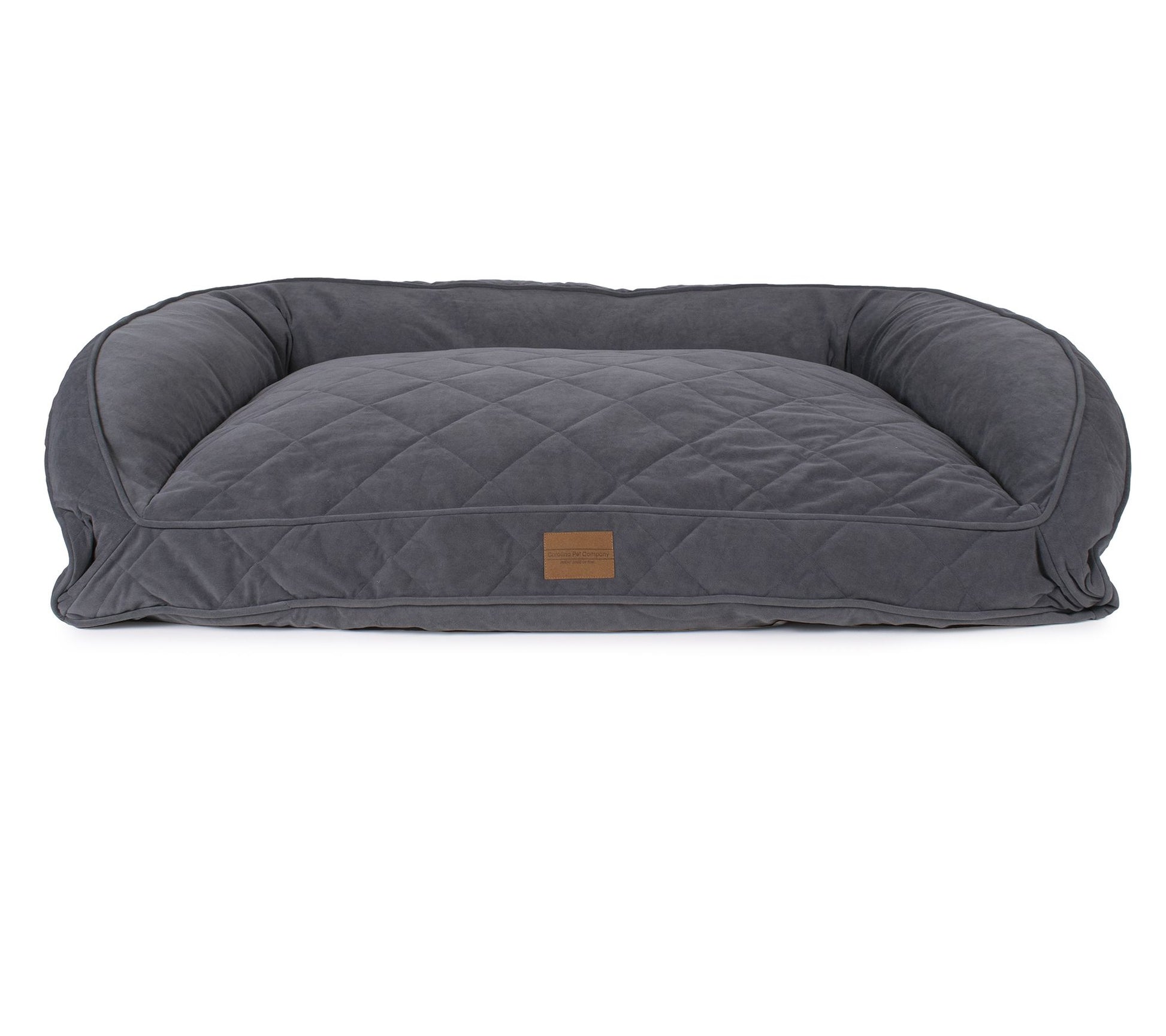 Carolina Pet L/XL Quilted Microfiber Bolster Bed