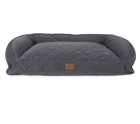 Carolina Pet L/XL Quilted Microfiber Bolster Bed