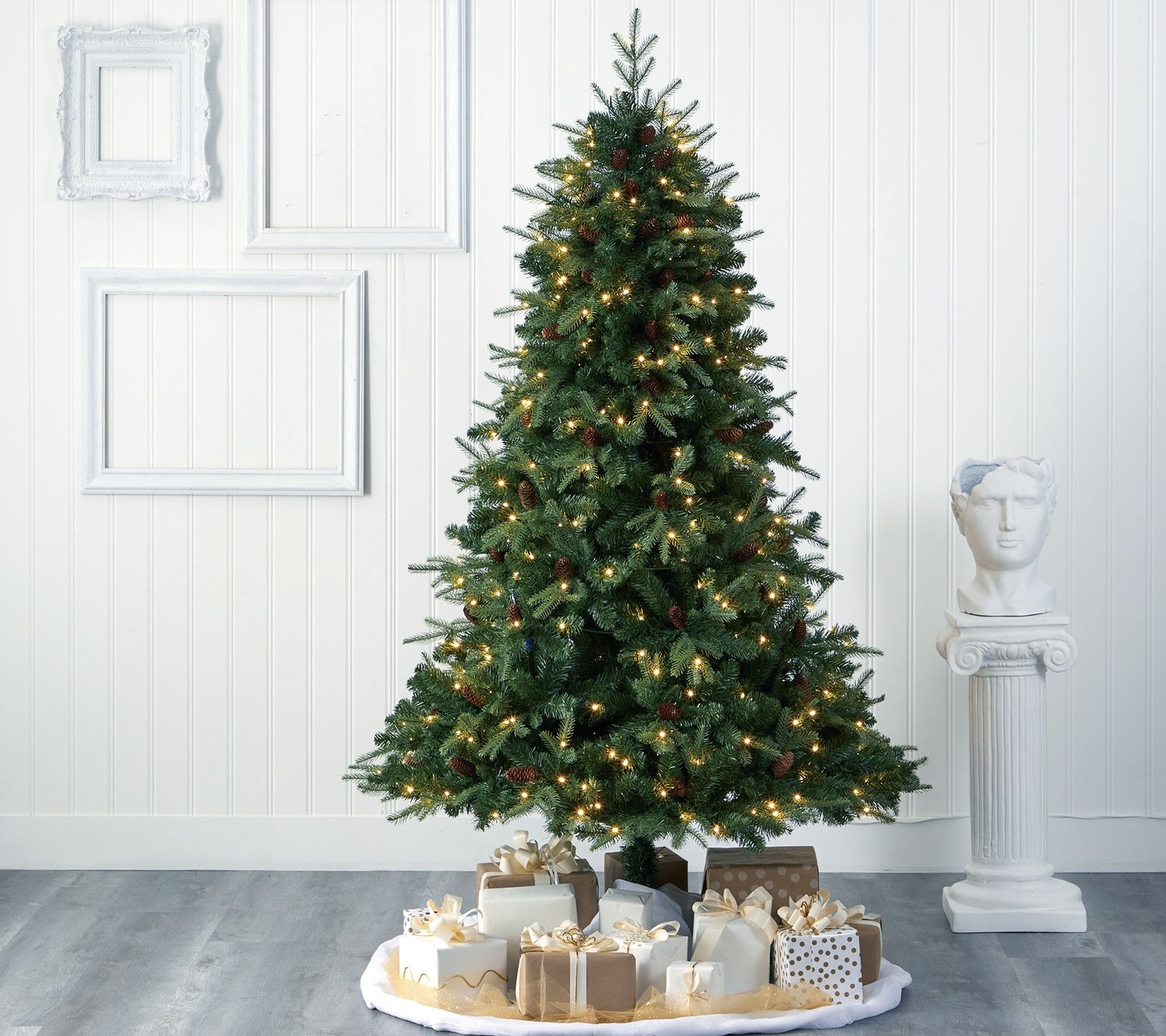 Nearly Natural 7' Wellington Natural Look Fauxhristmas Tree