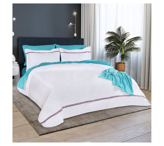 Superior Egyptian Cotton Duvet Cover Set- King/Cal King
