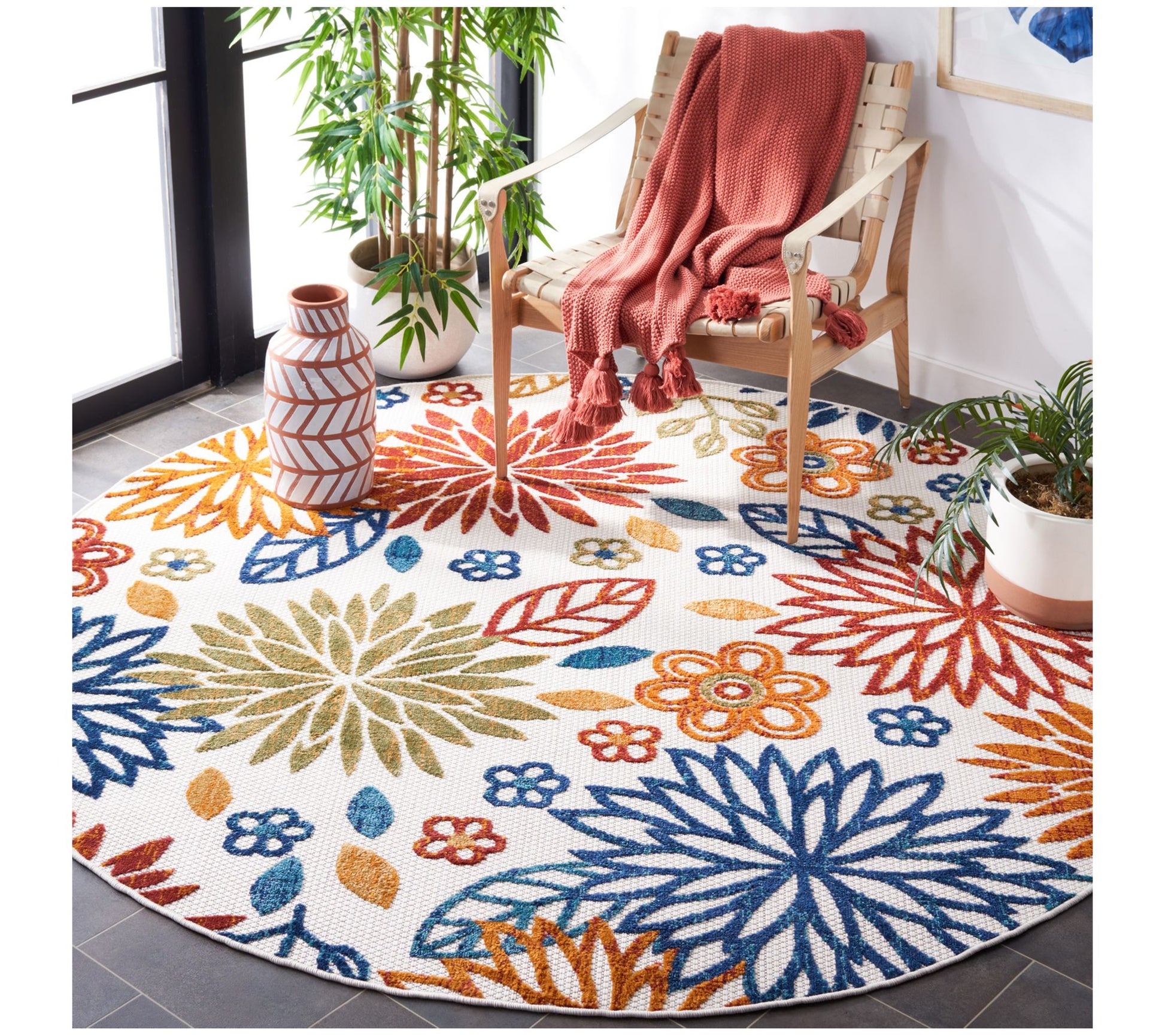 Safavieh Cabana 833 Series 6'7" x 6'7" Round