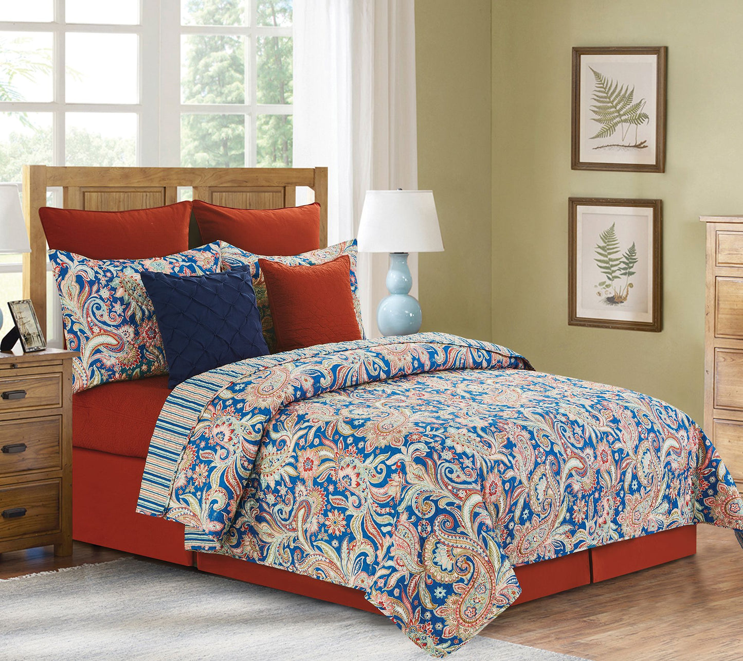 Marla King Quilt Set by Valerie