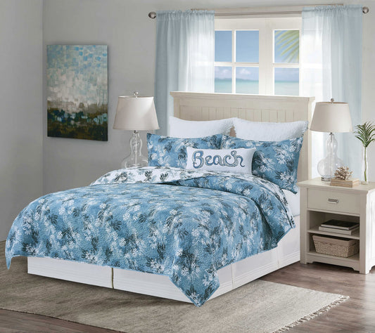 Bruno Palms Full/Queen Quilt Set by Valerie