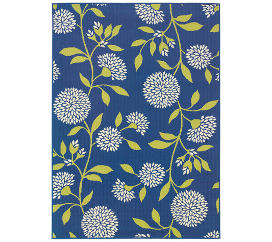 Veranda Living Casper In/Out Casual Floral 5x8ft Rug