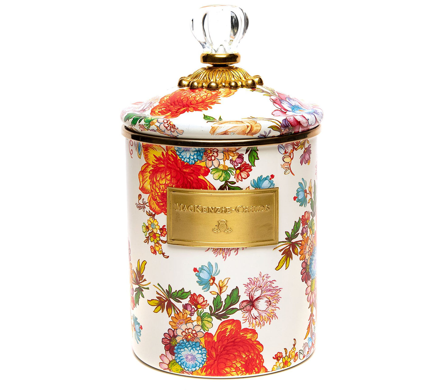 Mackenzie- Childs Medium Flower Market Canister