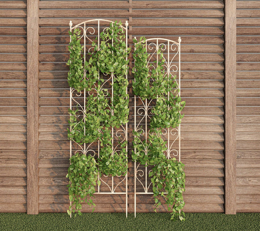 Pure Garden 2 Garden Trellises For Climbing andPotted Plants