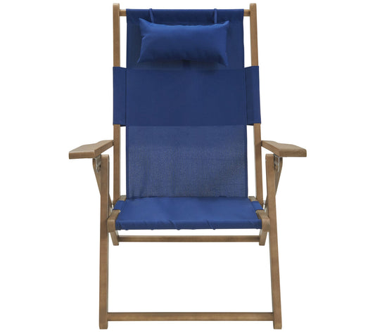 Lavish Home 2 Beach Chairs Outdoor Wood