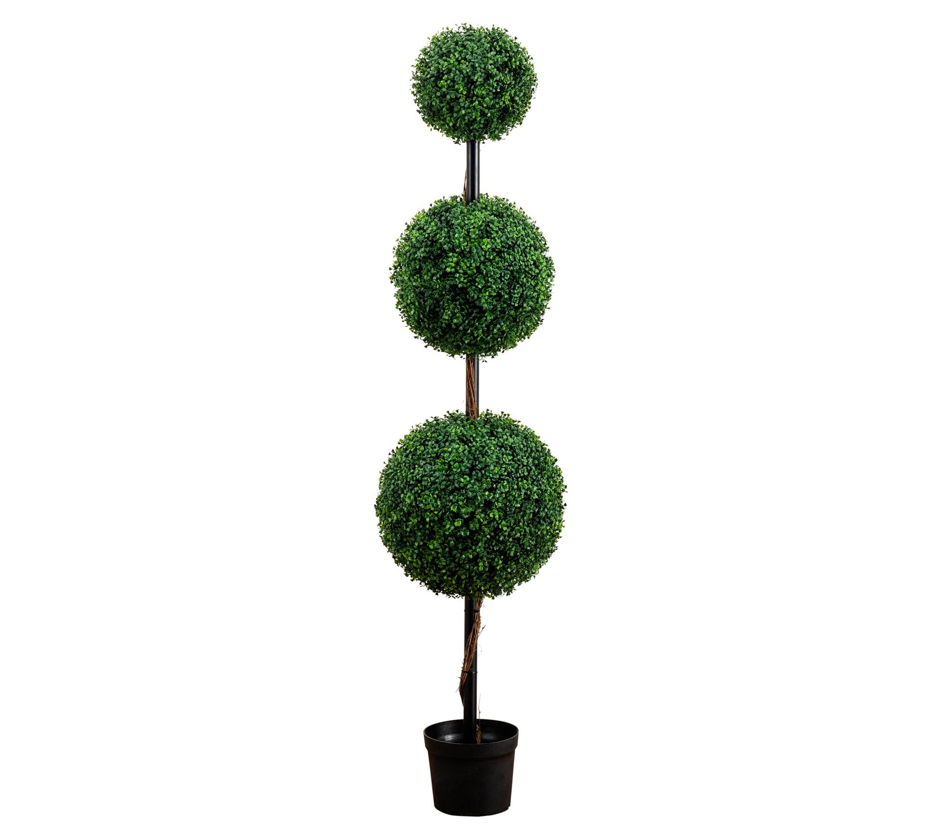 Nearly Natural 6' Triple Ball Boxwood with 1312Lvs Potted