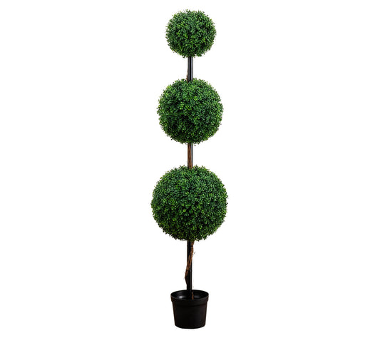 Nearly Natural 6' Triple Ball Boxwood with 1312Lvs Potted