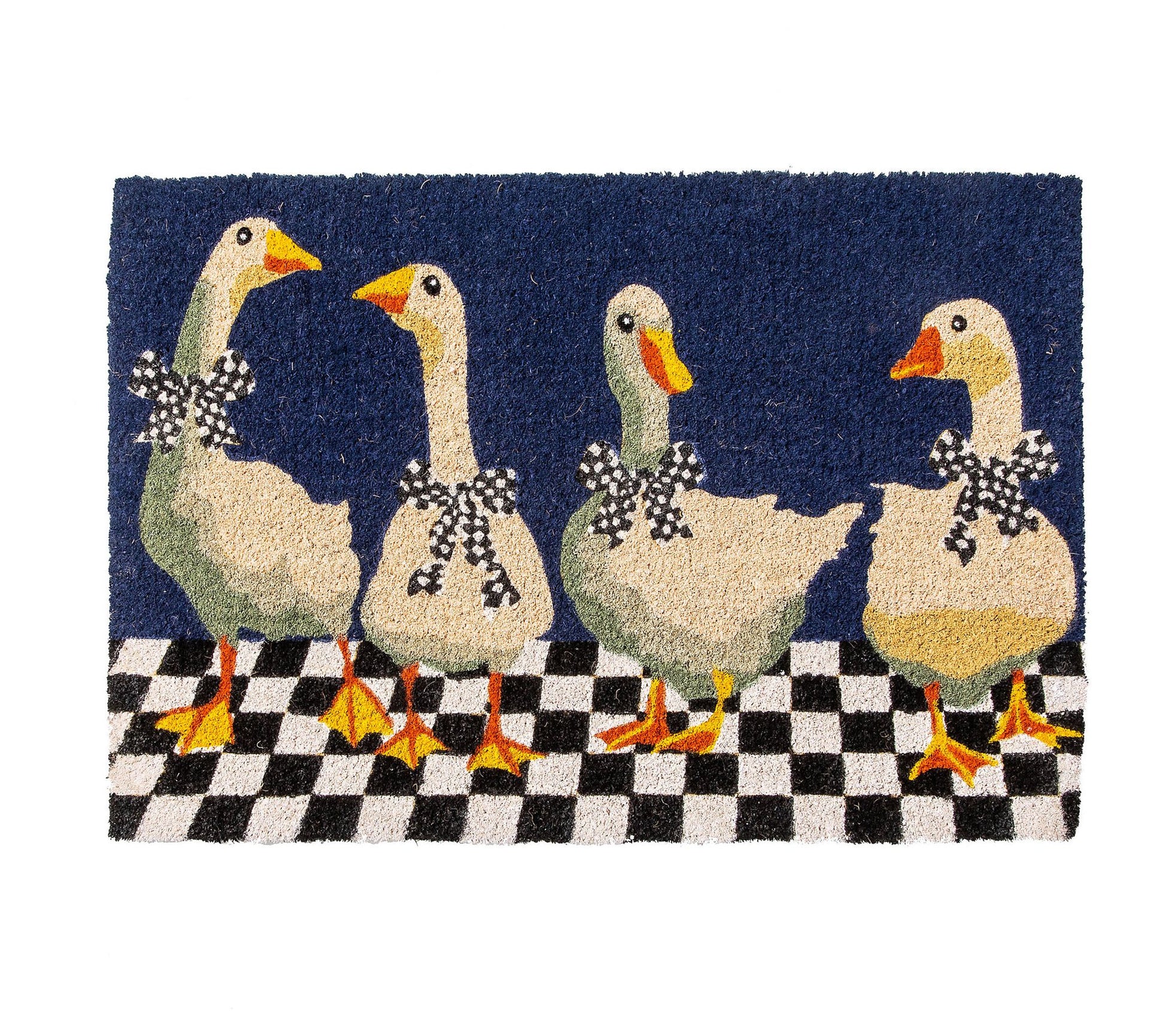 MacKenzie-Childs Gaggle of Geese Entrance Mat