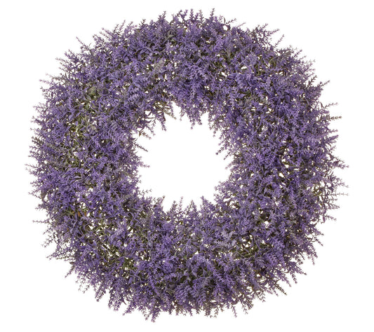Lavender Garden Wreath 24" By Valerie