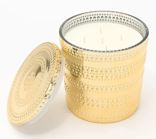 HomeWorx by Slatkin + Co. Golden Bamboo 80oz Candle w/Box