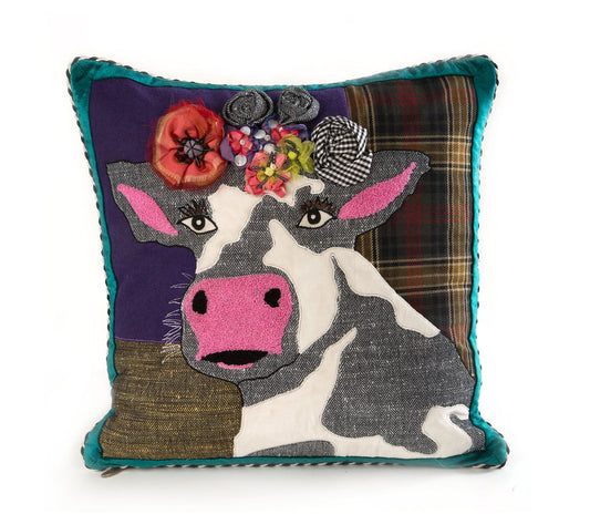 MacKenzie-Childs Frida Cowlo Throw Pillow