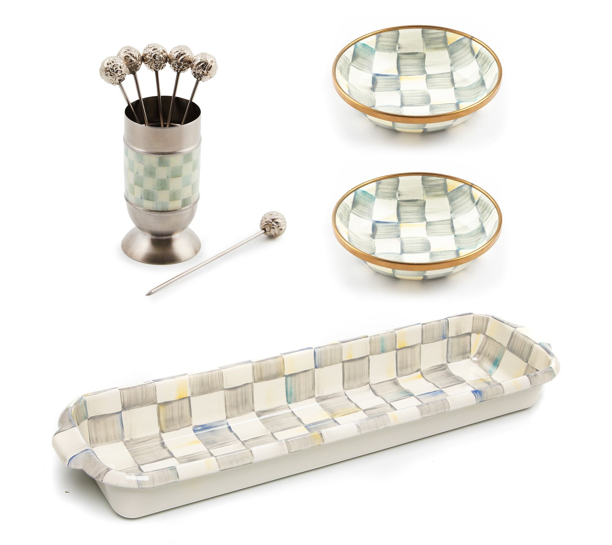MacKenzie- Childs Crudite Entertaining Set
