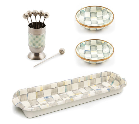 MacKenzie- Childs Crudite Entertaining Set