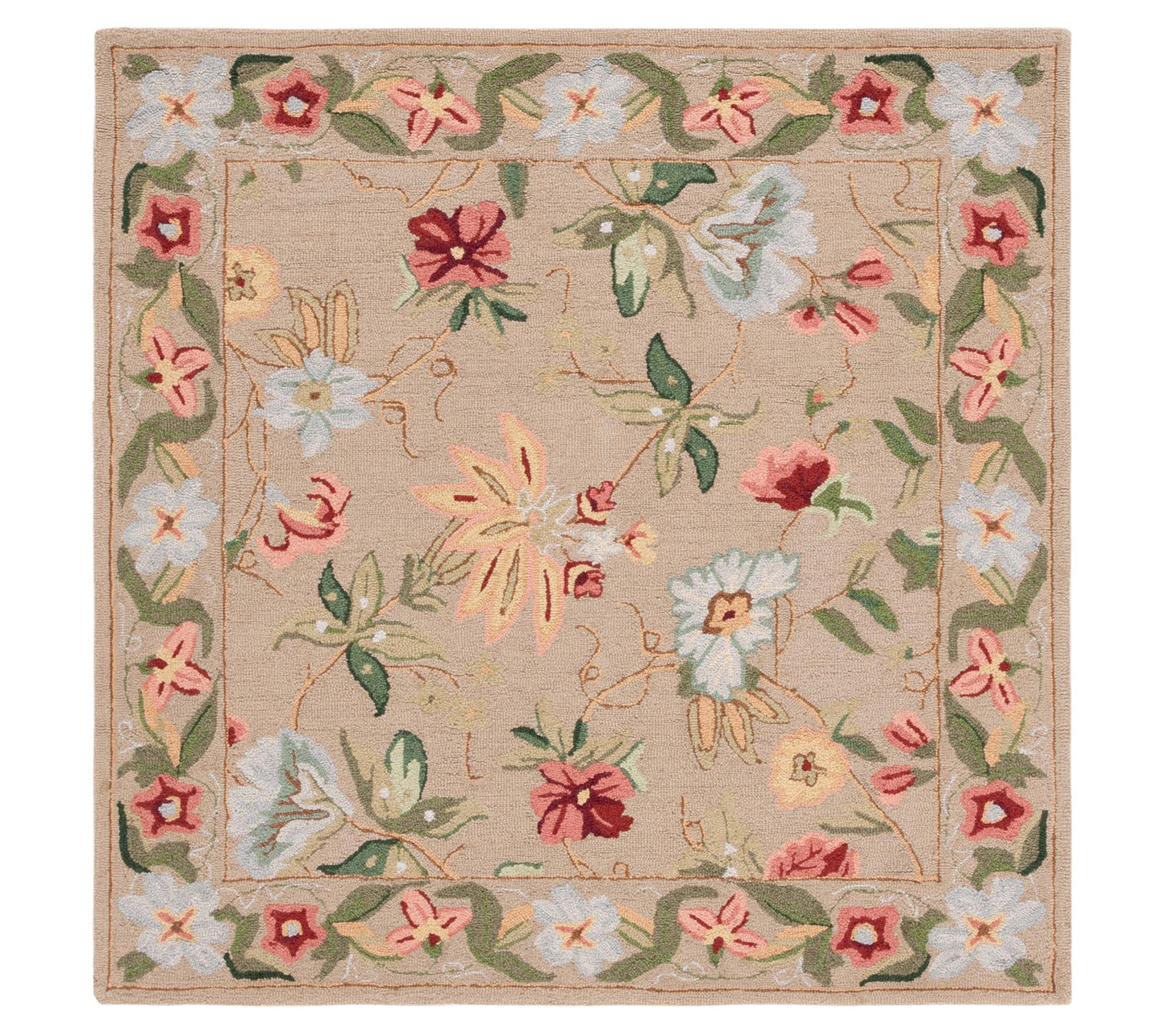 Chelsea Collect ion HK311 7' X 7' Square Rug b y Valerie