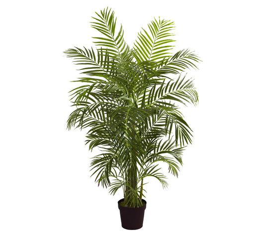 Nearly Natural 4.5' Areca Palm UV Resistant x 8w/837 Lvs