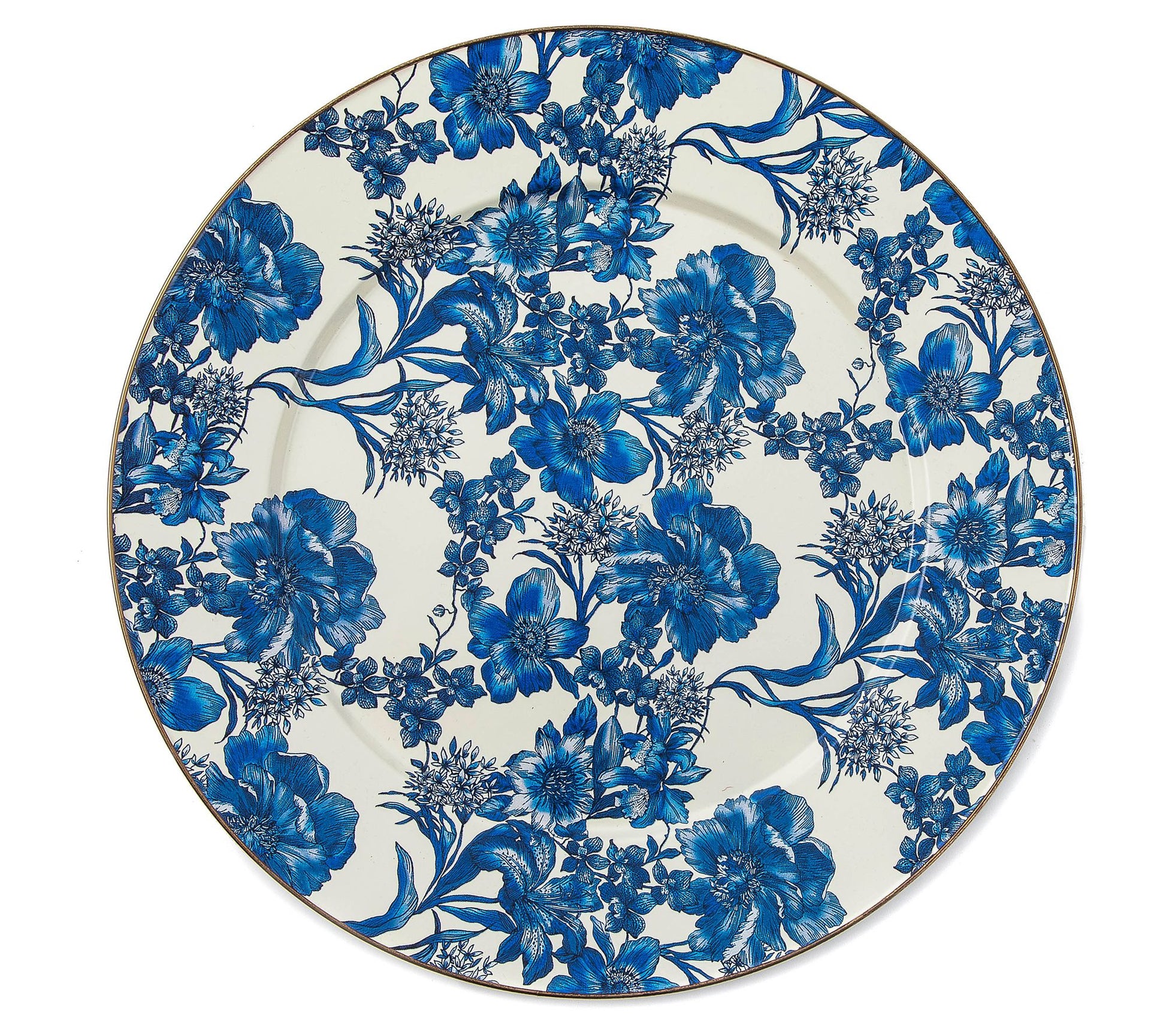 MacKenzie-Childs Royal English Garden Enamel Serving Platter