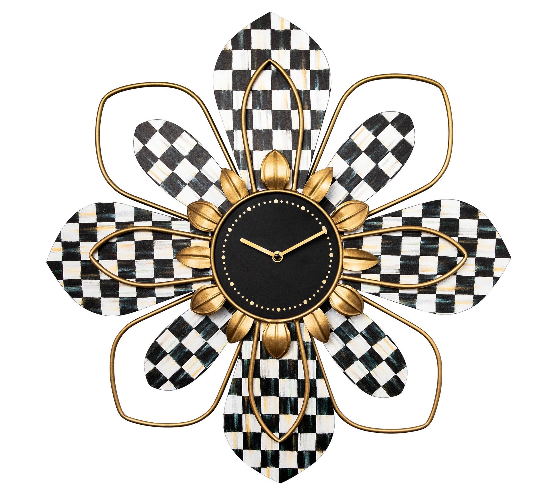 MacKenzie-Childs Blooming Wall Clock