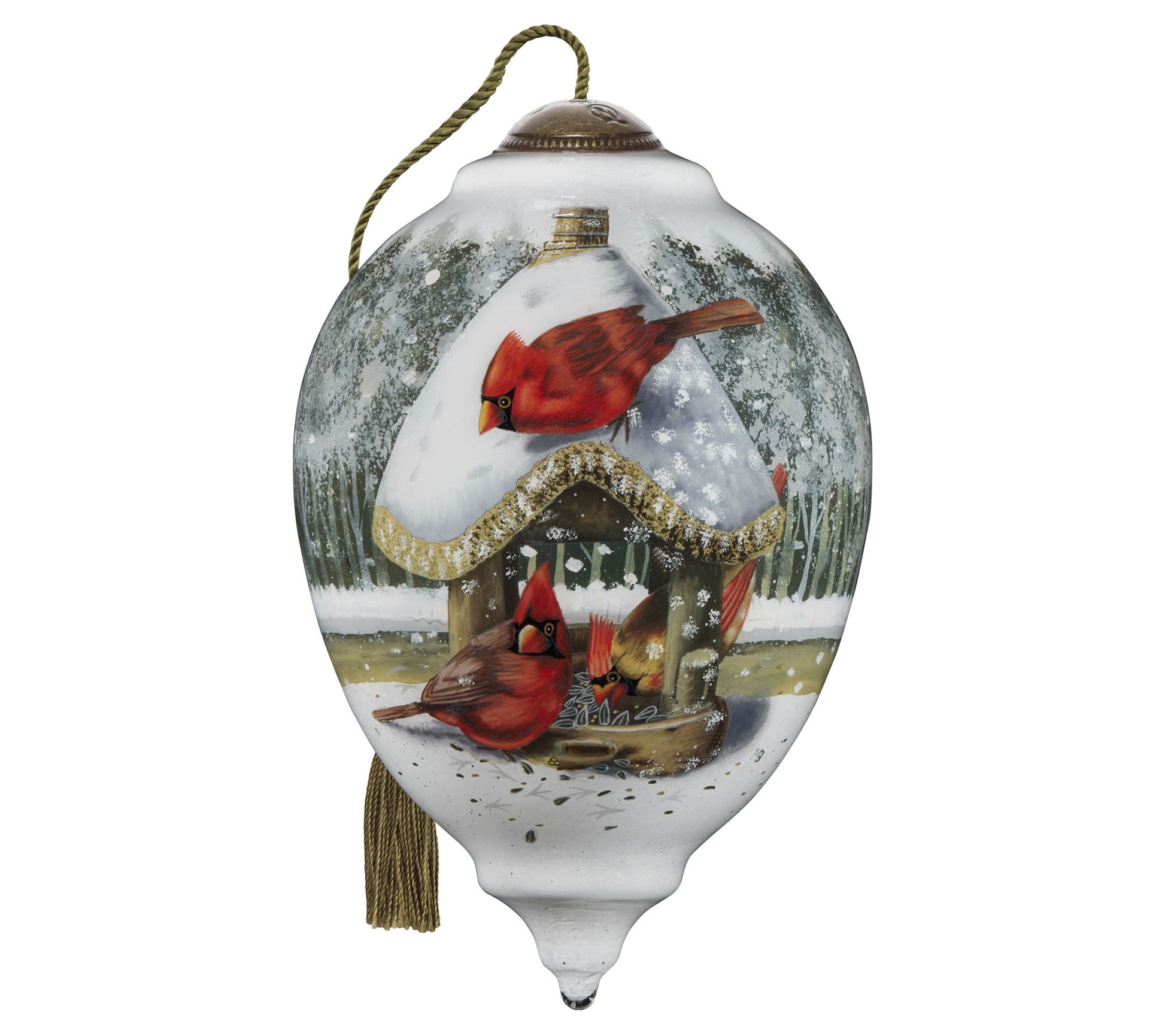 NeQwa 6.75" Limited Edition Winter Buffet Ornament