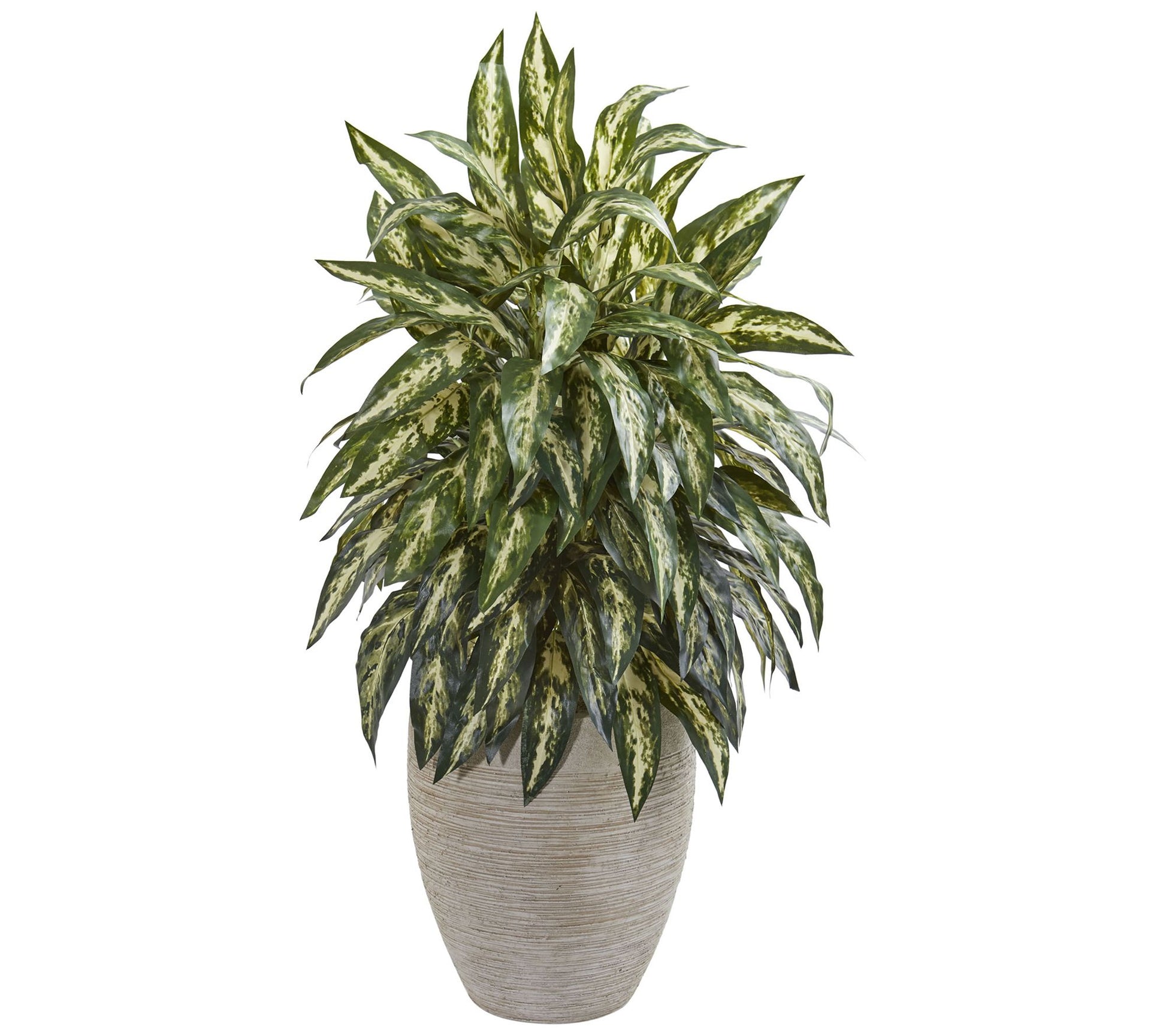 Nearly Natural Aglonema Artificial Plant in Planter