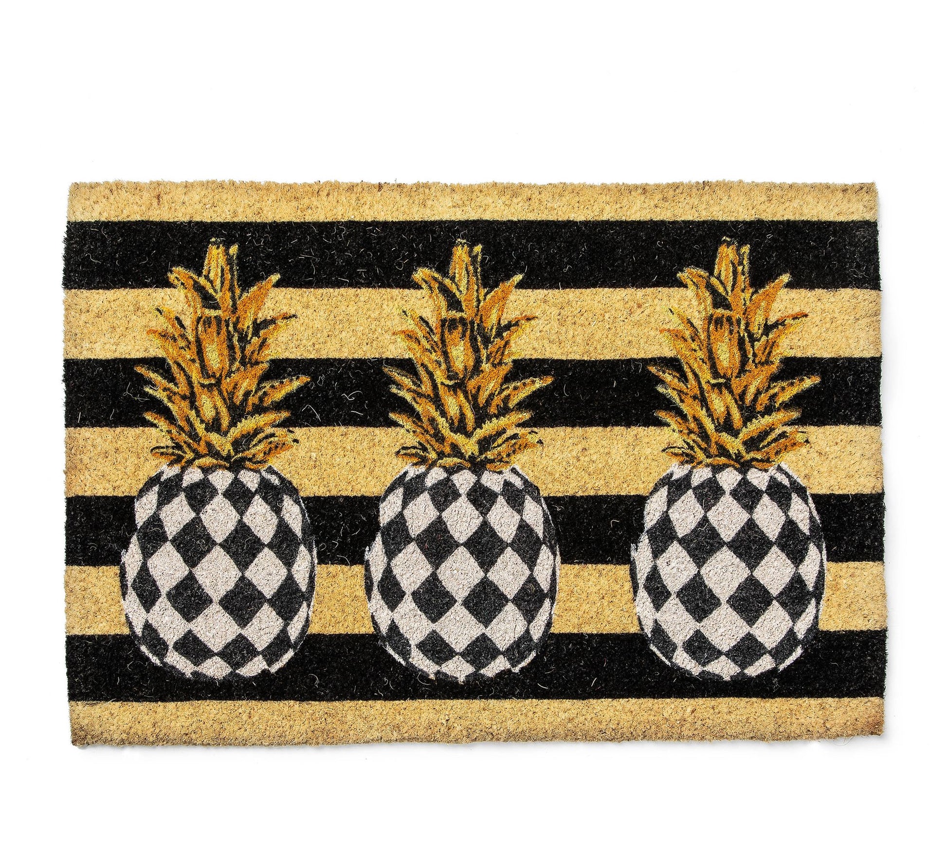 MacKenzie-Childs Pineapple Entrance Mat