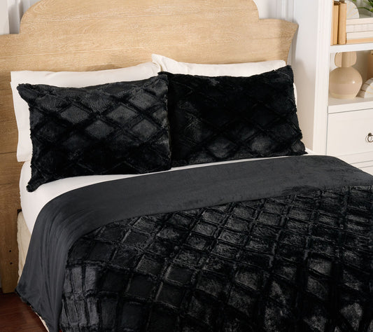 Hotel du Cobb Diamond Coverlet Set - Twin by Dennis Basso