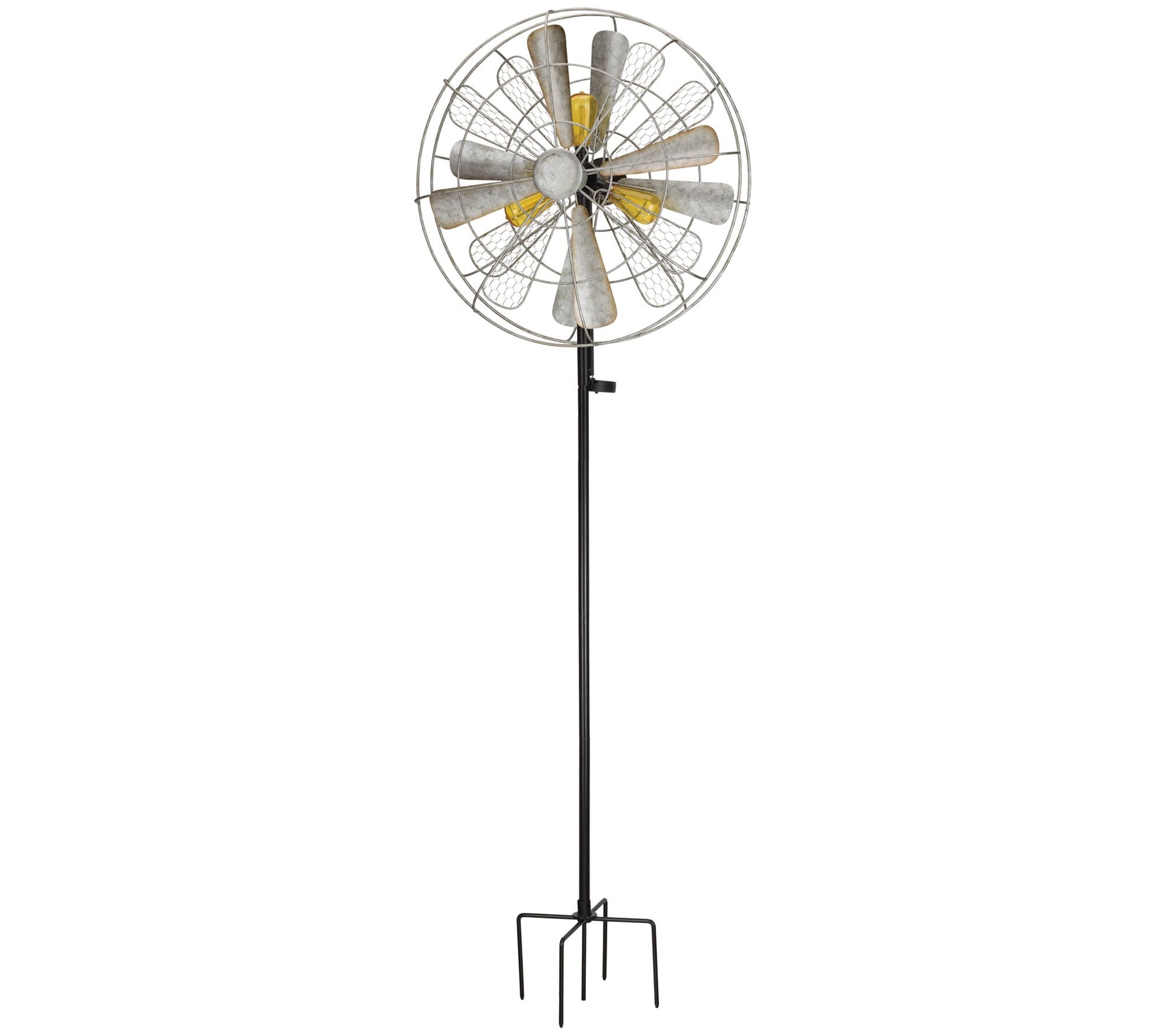 Regal Art & Gift Solar Wind Spinner Stake - Edison