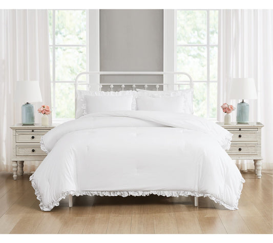 The Farmhouse by Rachel Ashwell Ruffled F/Q Comforter Set