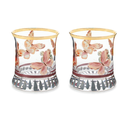 MacKenzie Childs Set of 2 Tumblers