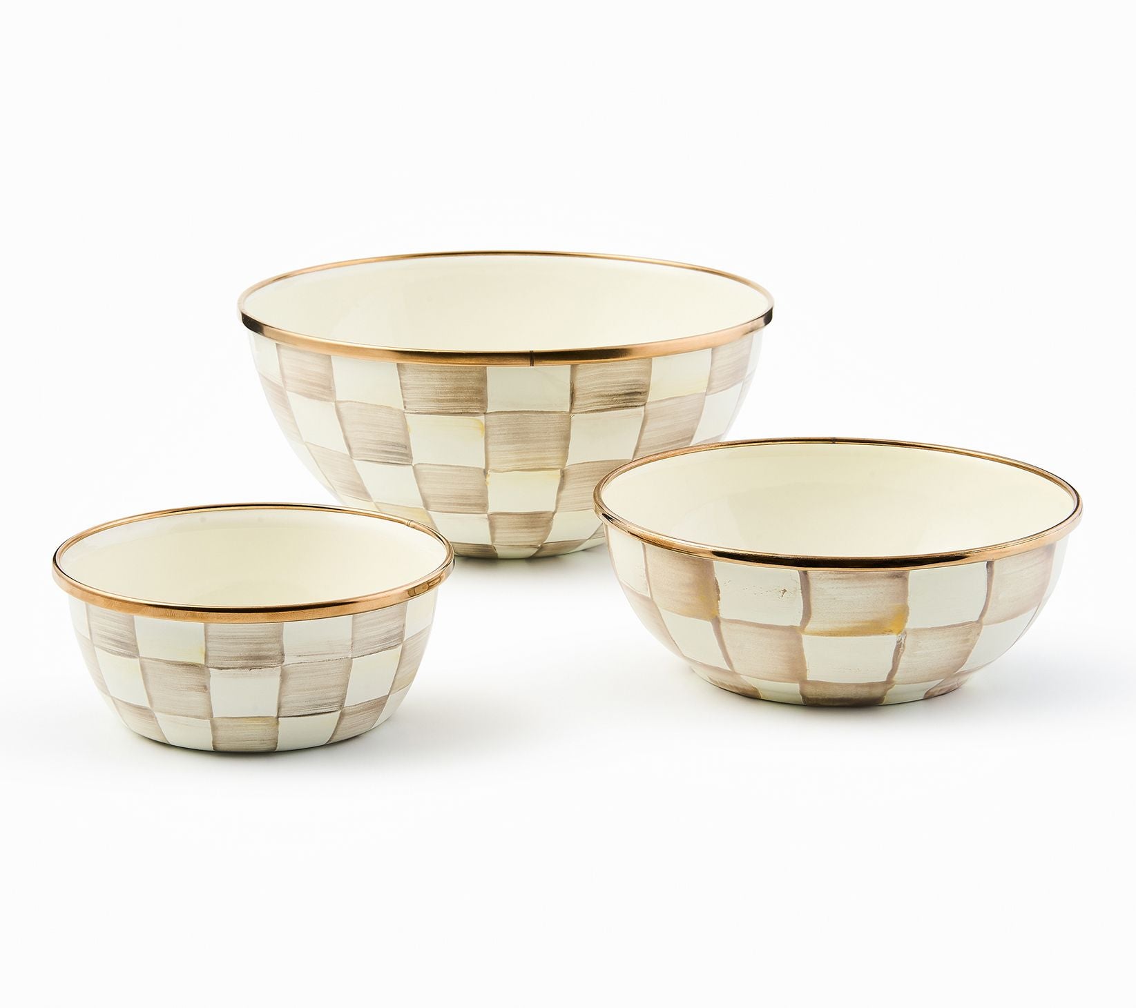 MacKenzie Childs Set of 3 Everyday Bowls