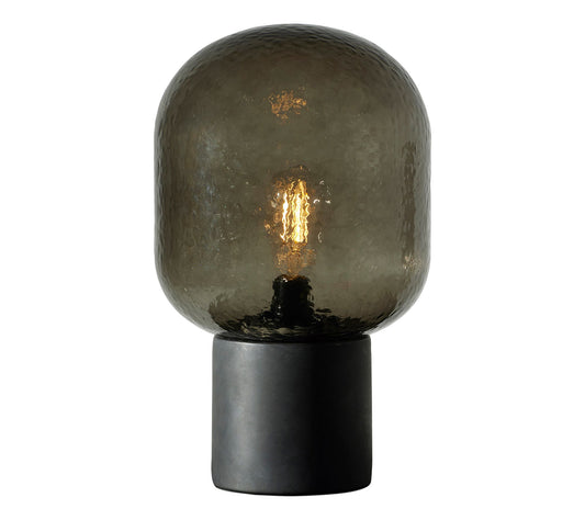 Brightech Bruce 10.7" Black Modern LED BedsideDesk Table Lamp
