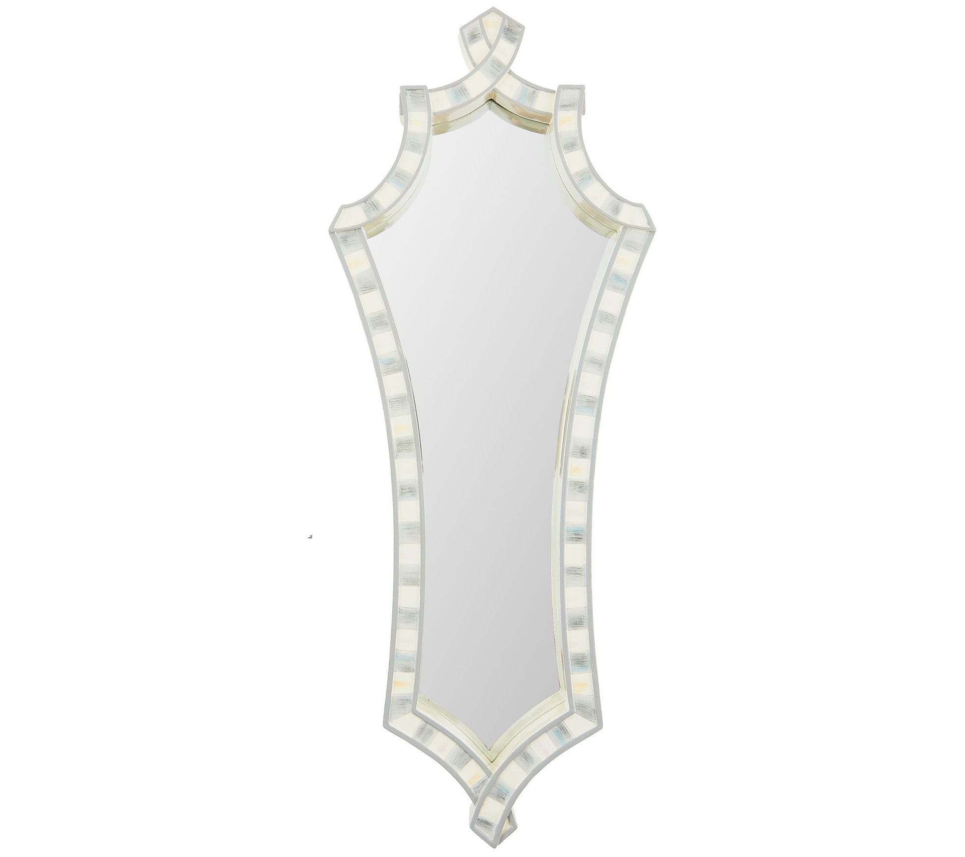 MacKenzie-Childs Sterling Check Wall Mirror