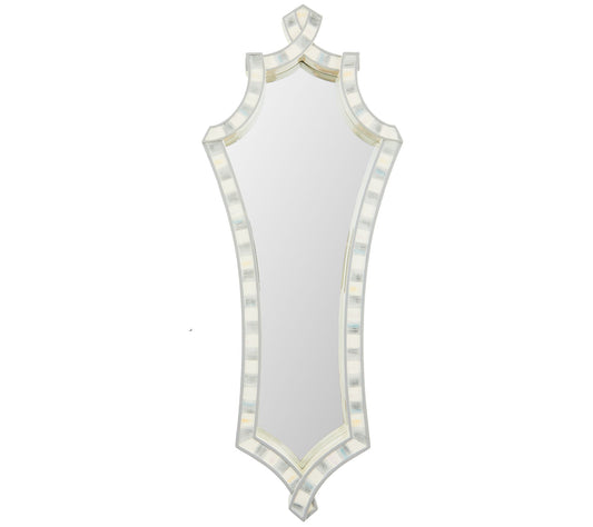 MacKenzie-Childs Sterling Check Wall Mirror