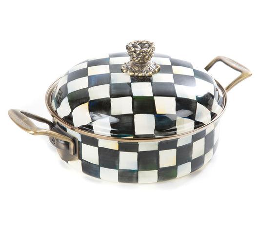 MacKenzie-Childs Courtly Check 3 Quart Casserole