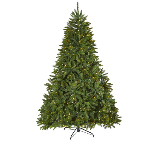 Nearly Natural 7' Sierra Spruce Christmas Tree