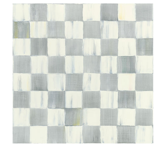 MacKenzie-Childs Sterling Check Wallpaper