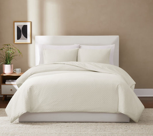 Brooklyn Loom Woven Texture Twin/Twin XL 2 Piece Comforter Set