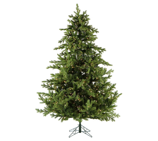 Fraser Hill Farm 6.5-Ft. Foxtail Pine ChristmasTree with Warm
