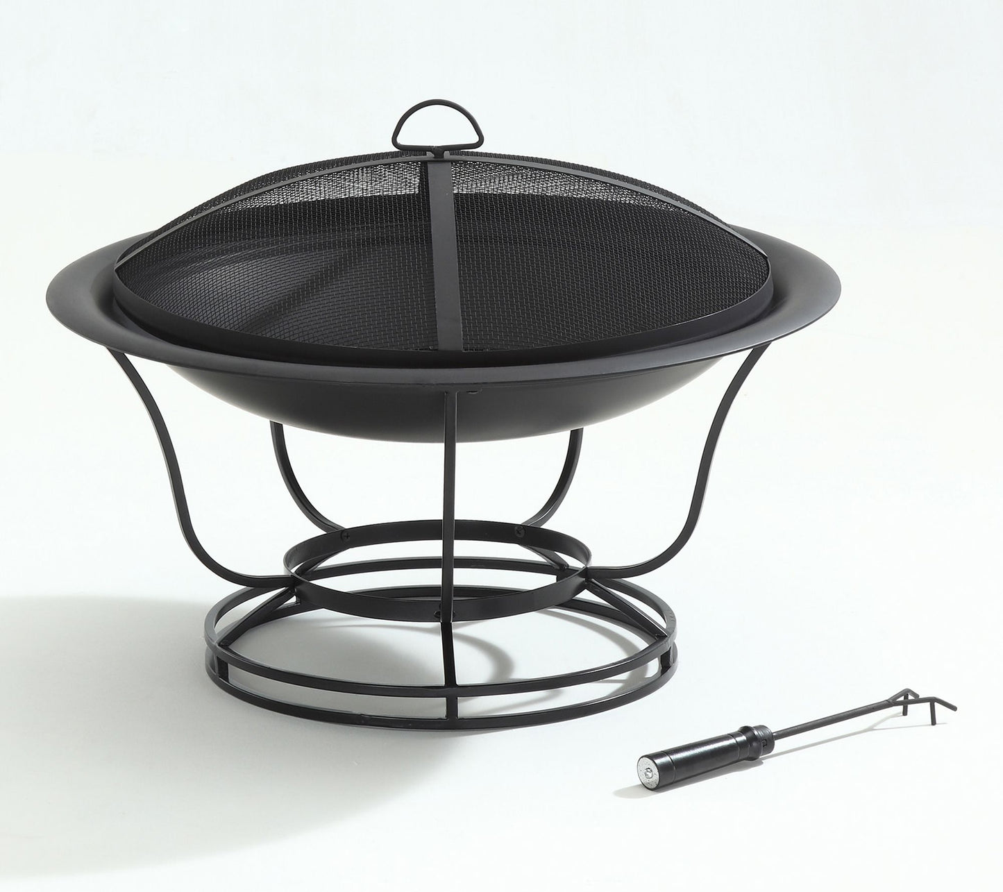 Crosley Buckner Outdoor Fire Pit Black