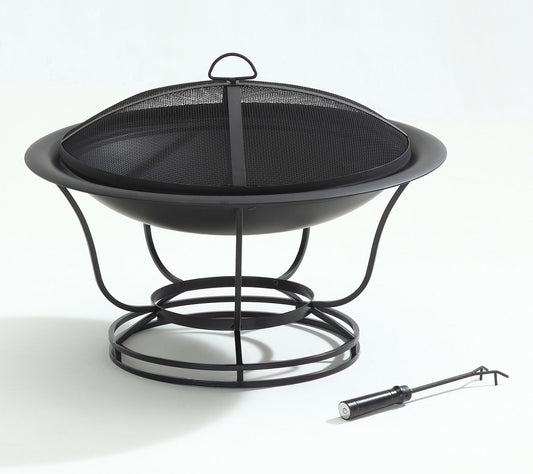 Crosley Buckner Outdoor Fire Pit Black