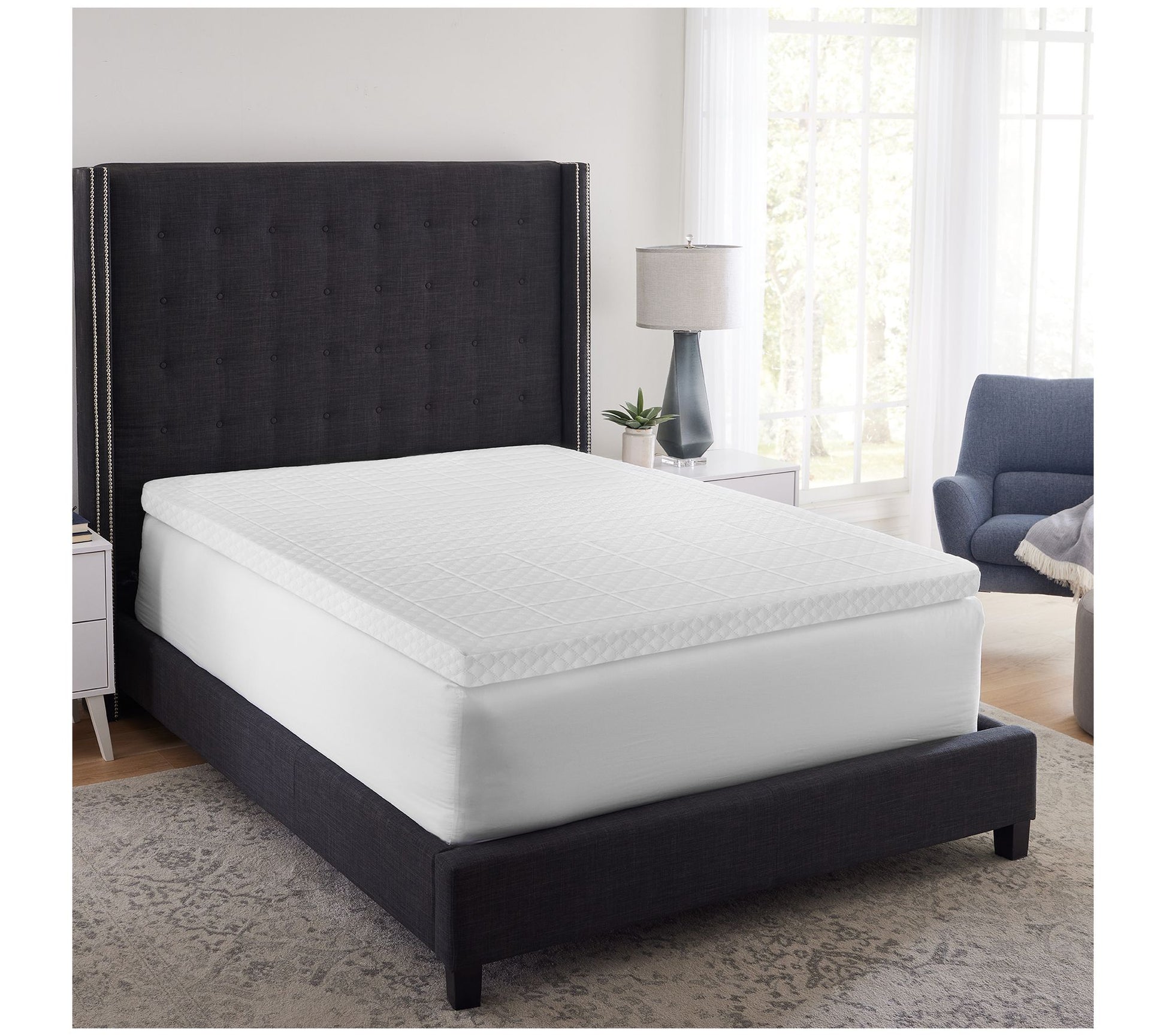 Bodipedic 3" Zoned Memory Foam Mattress Topper,King