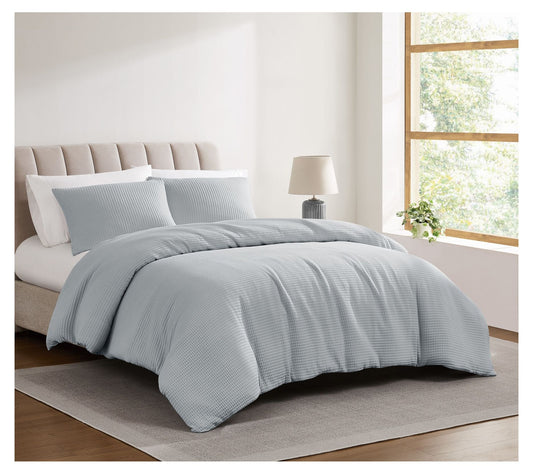 Cannon Heritage Cotton Waffle 3-Piece King Comforter Set