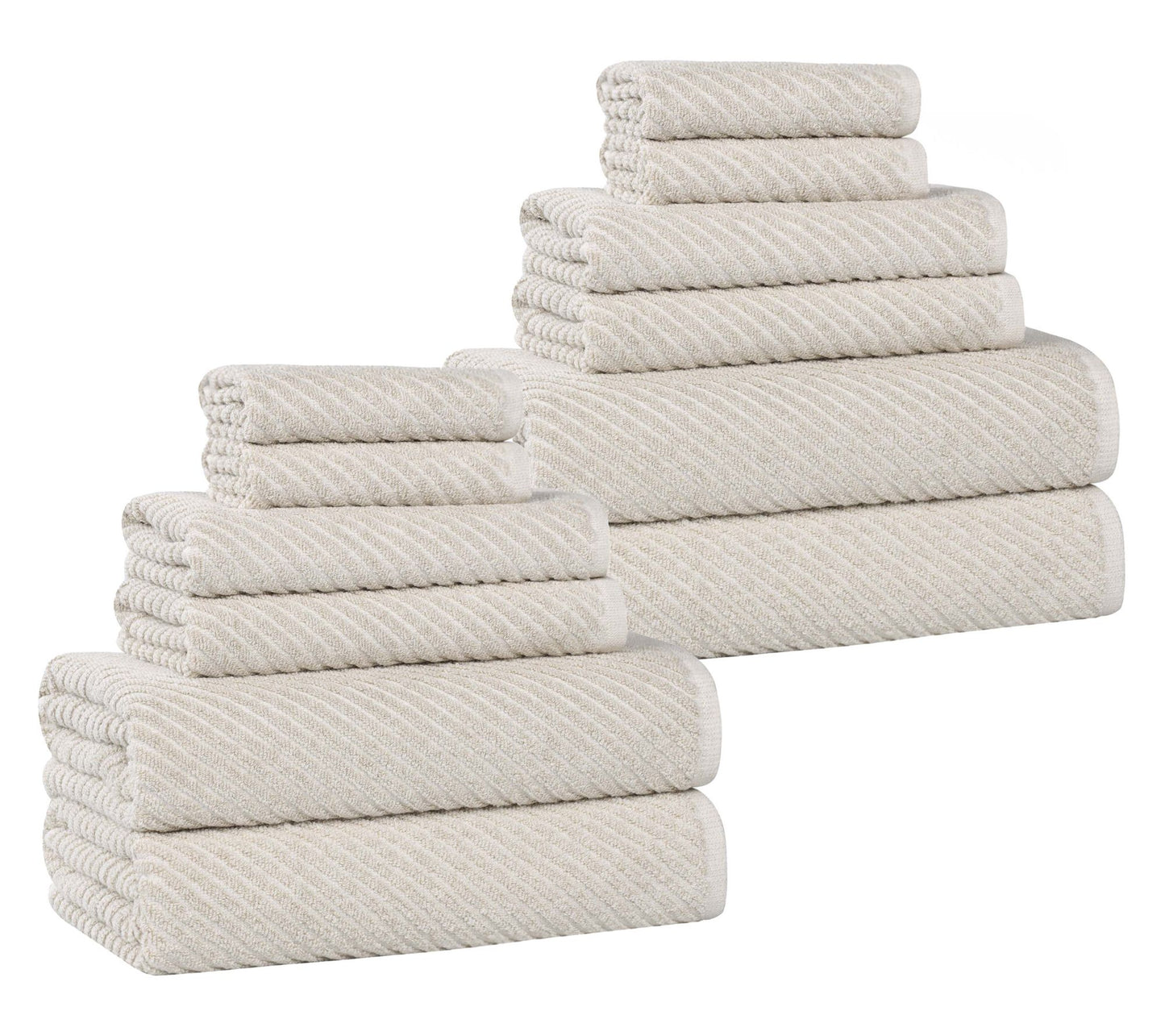 Superior Amelia Cotton Blend 12 Piece Towel Set